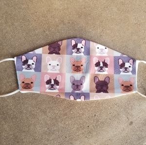 Frenchie face cover
